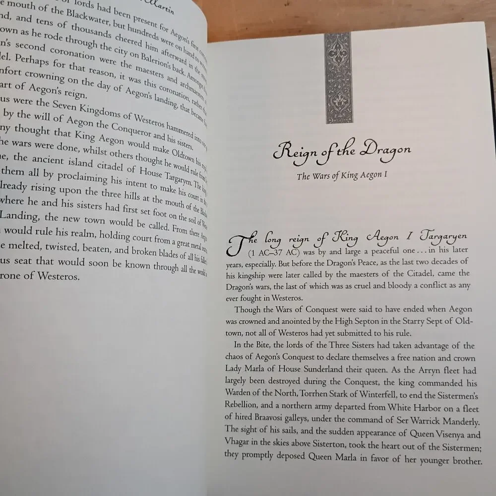 Fire & Blood George R.R. Martin 1st Edition 1st Print Hardcover Game of Thrones